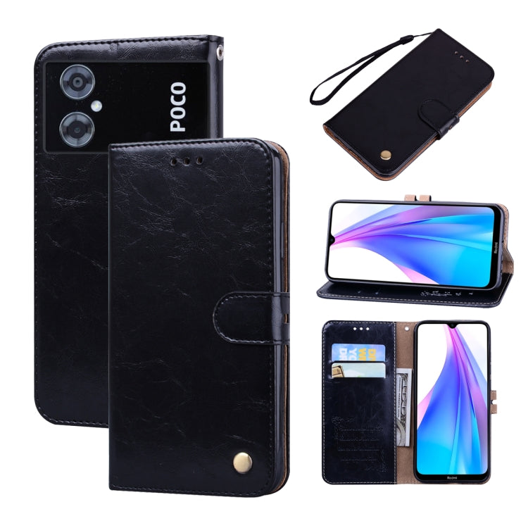 Oil Wax Texture Leather Phone Case