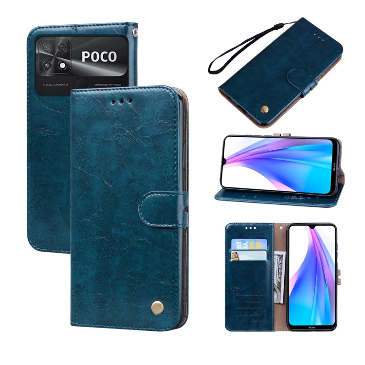 Oil Wax Texture Leather Phone Case