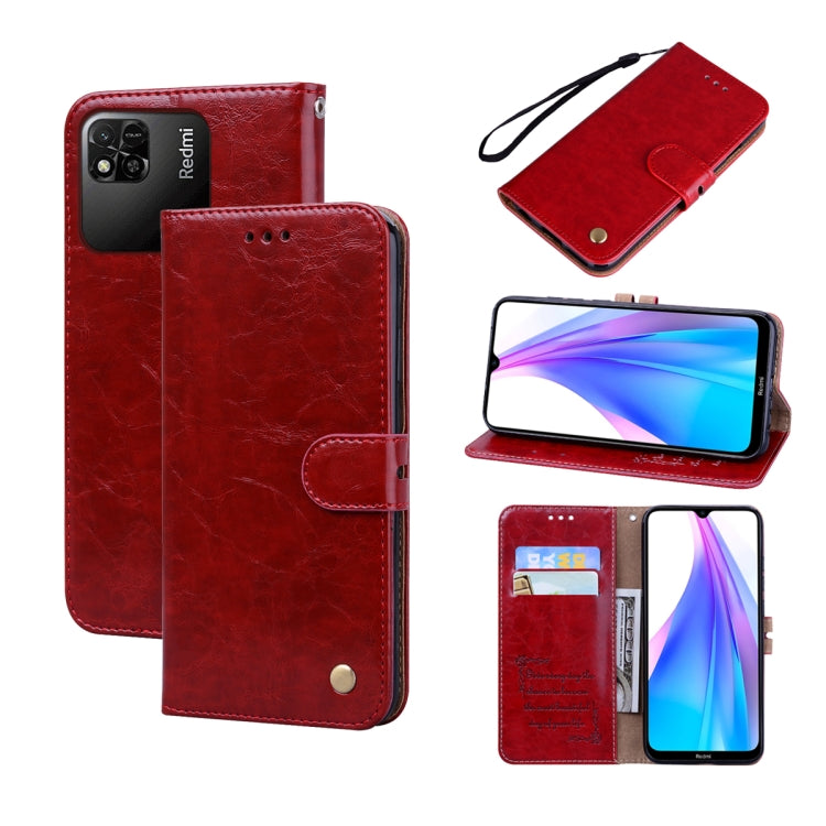 Oil Wax Texture Leather Phone Case