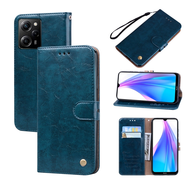 Oil Wax Texture Leather Phone Case