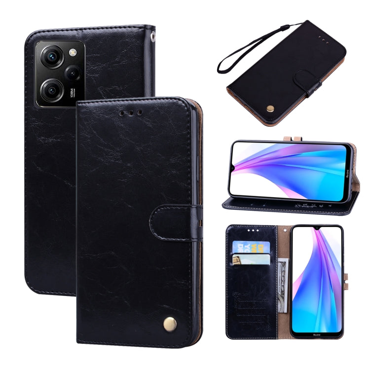 Oil Wax Texture Leather Phone Case