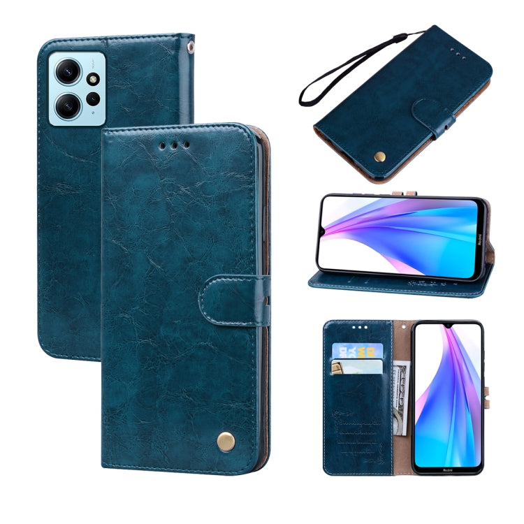 Oil Wax Texture Leather Phone Case