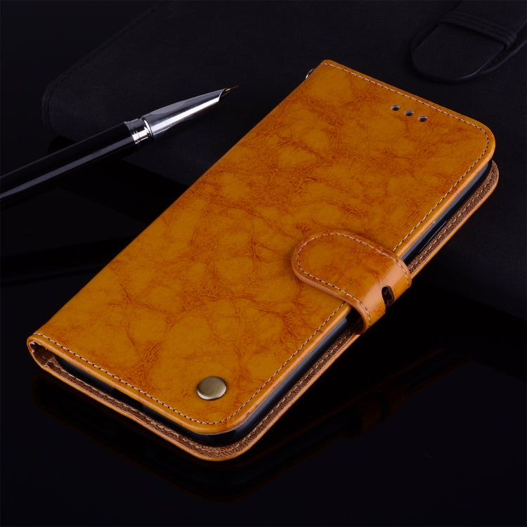 Oil Wax Texture Leather Phone Case