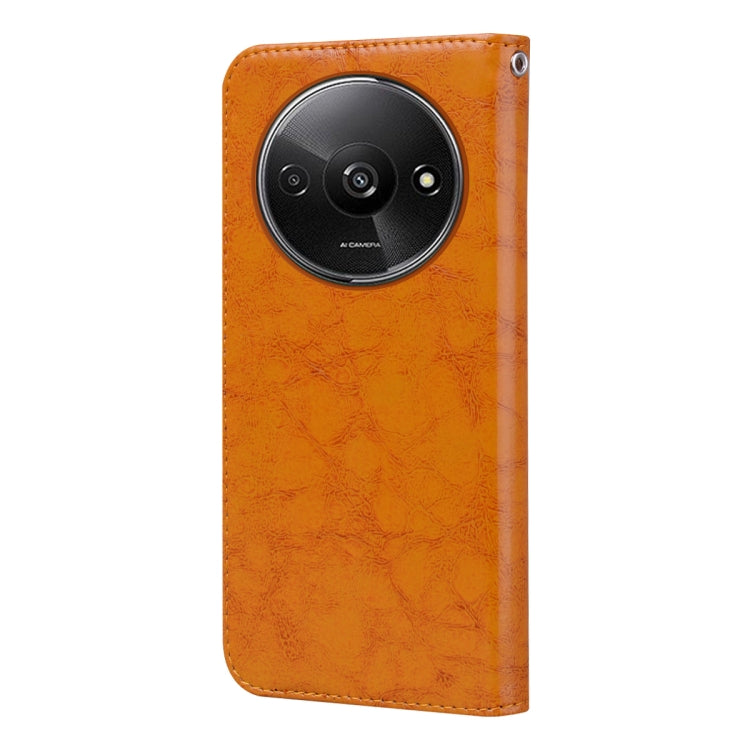 Oil Wax Texture Leather Phone Case