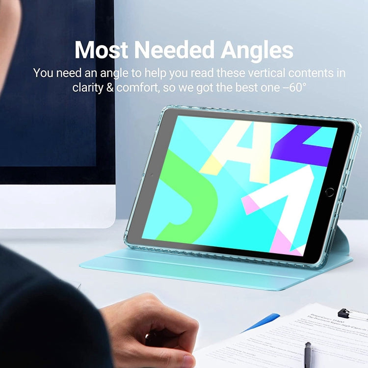 Clear 360 Rotation Stand Smart Leather Tablet Case