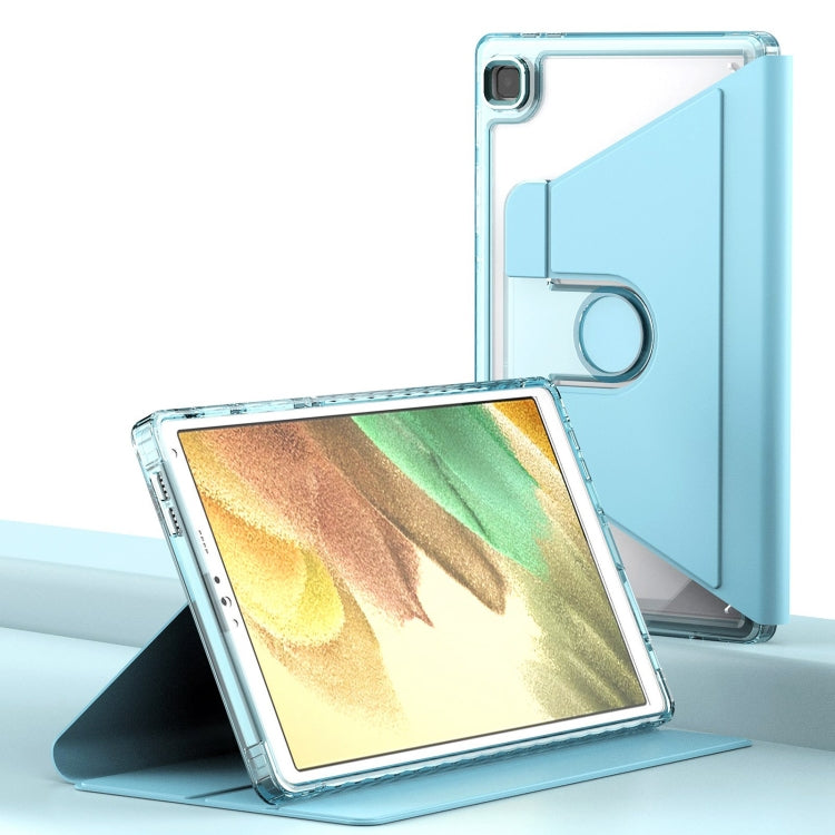Clear 360 Rotation Stand Smart Leather Tablet Case, For Samsung Galaxy Tab A7 Lite T220, For Samsung Galaxy Tab A8