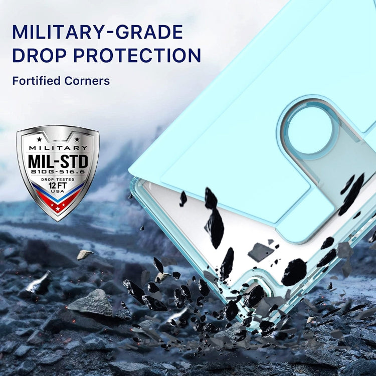 Clear 360 Rotation Stand Smart Leather Tablet Case, For Samsung Galaxy Tab A7 Lite T220, For Samsung Galaxy Tab A8