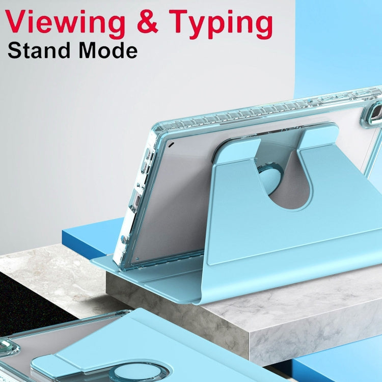 Clear 360 Rotation Stand Smart Leather Tablet Case, For Samsung Galaxy Tab A7 Lite T220, For Samsung Galaxy Tab A8