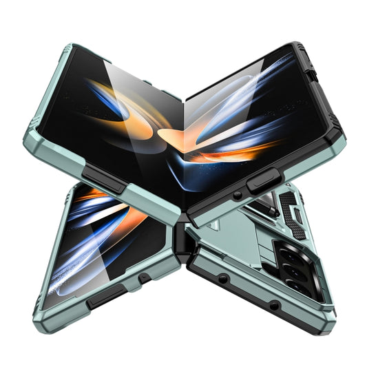 Galaxy Z Fold5 5G dual-layer armor case with raised camera lens protection