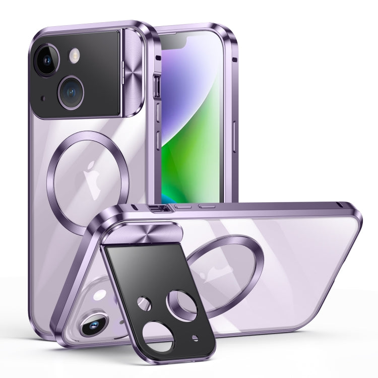 Large Window Holder MagSafe Magnetic Metal Phone Case, For iPhone 15 Pro Max, For iPhone 14, For iPhone 15 Pro, For iPhone 15, For iPhone 14 Pro