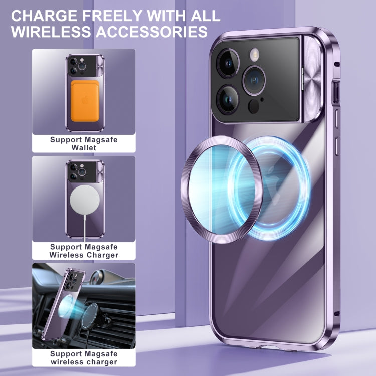 Large Window Holder MagSafe Magnetic Metal Phone Case, For iPhone 15 Pro Max, For iPhone 14, For iPhone 15 Pro, For iPhone 15, For iPhone 14 Pro