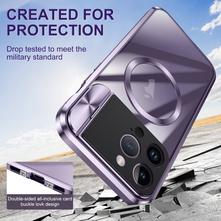 Large Window Holder MagSafe Magnetic Metal Phone Case, For iPhone 15 Pro Max, For iPhone 14, For iPhone 15 Pro, For iPhone 15, For iPhone 14 Pro