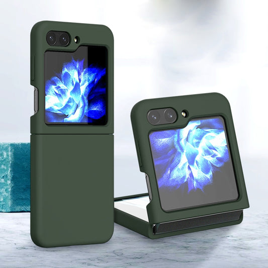 Silicone skin feel folding phone case for Samsung Galaxy Z Flip5 in elegant design