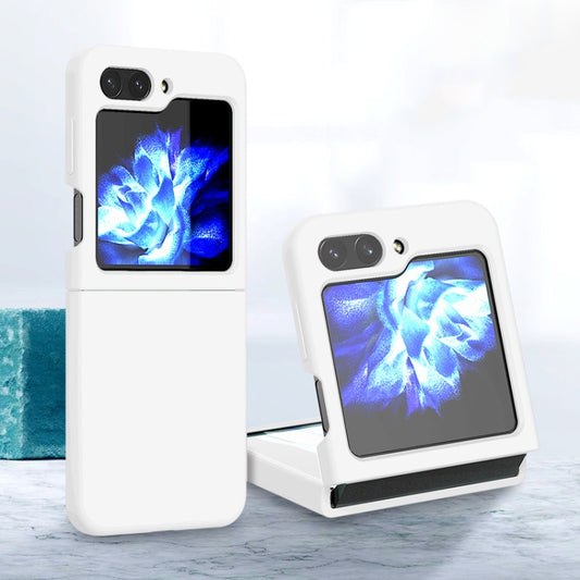 Premium silicone case for Z Flip6 showing smooth matte surface and edge protection