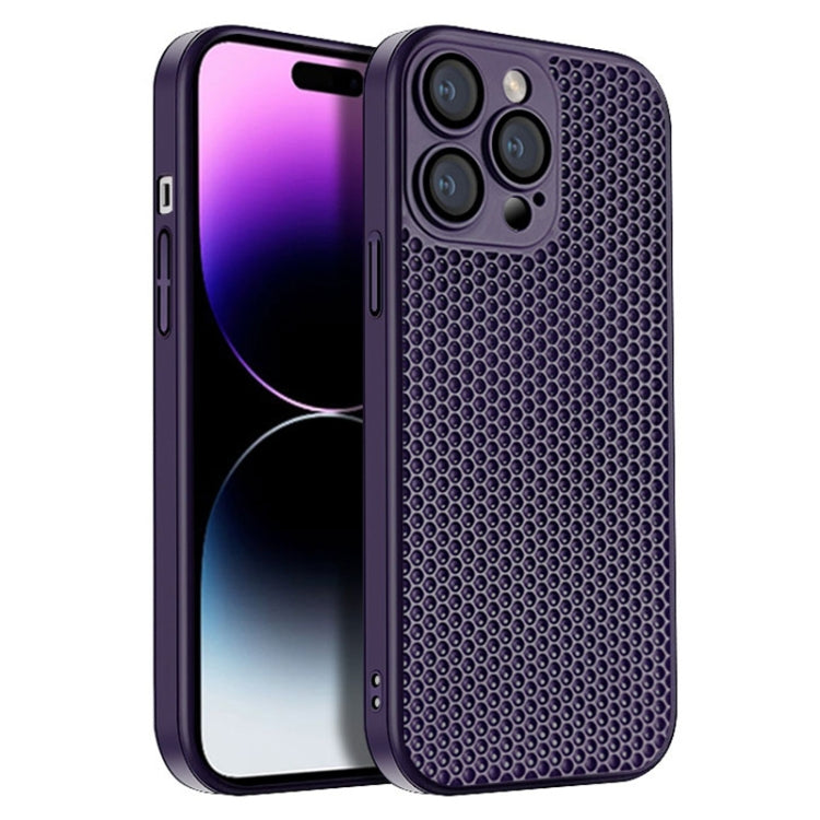 Honeycomb Radiating PC Phone Case, For iPhone 14 Pro Max, For iPhone 13 Pro Max, For iPhone 13 Pro