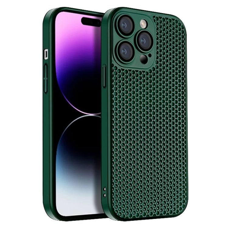 Honeycomb Radiating PC Phone Case, For iPhone 14 Pro Max, For iPhone 13 Pro Max, For iPhone 13 Pro
