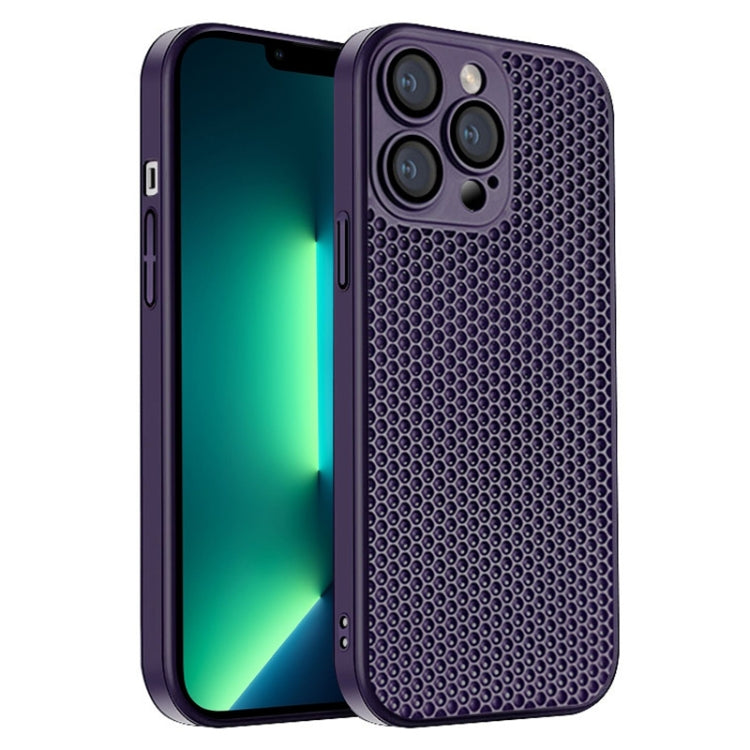 Honeycomb Radiating PC Phone Case, For iPhone 14 Pro Max, For iPhone 13 Pro Max, For iPhone 13 Pro