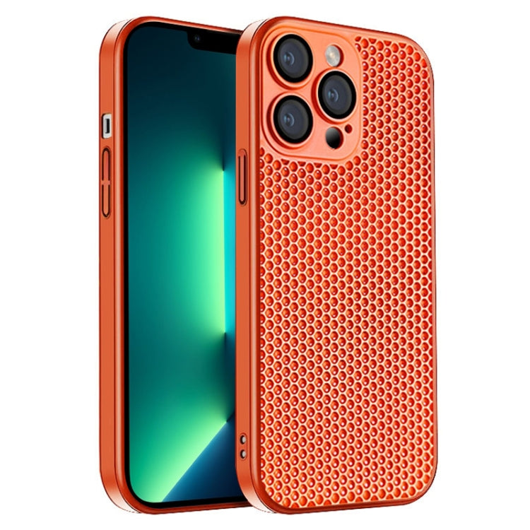 Honeycomb Radiating PC Phone Case, For iPhone 14 Pro Max, For iPhone 13 Pro Max, For iPhone 13 Pro
