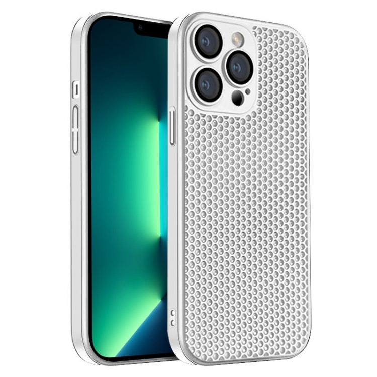 Honeycomb Radiating PC Phone Case, For iPhone 14 Pro Max, For iPhone 13 Pro Max, For iPhone 13 Pro