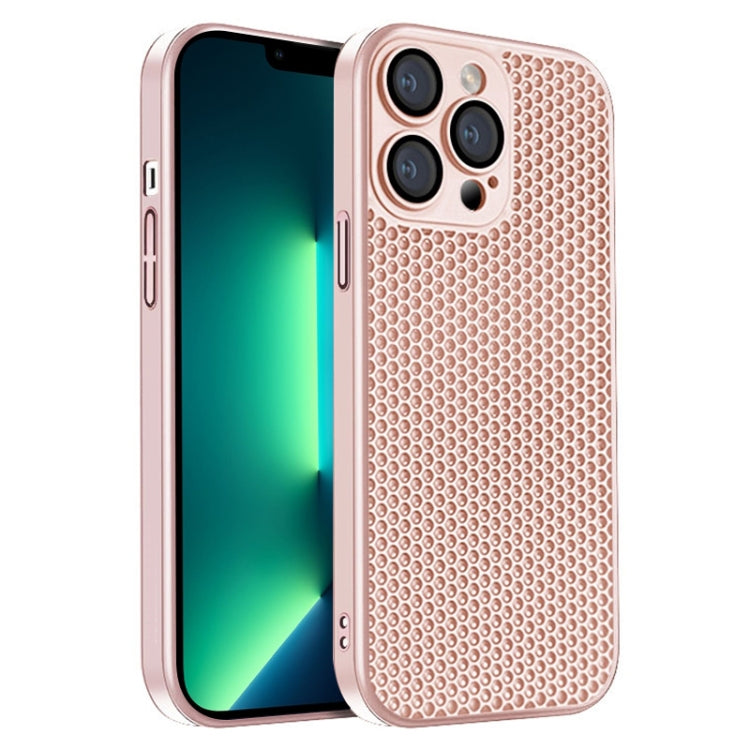 Honeycomb Radiating PC Phone Case, For iPhone 14 Pro Max, For iPhone 13 Pro Max, For iPhone 13 Pro