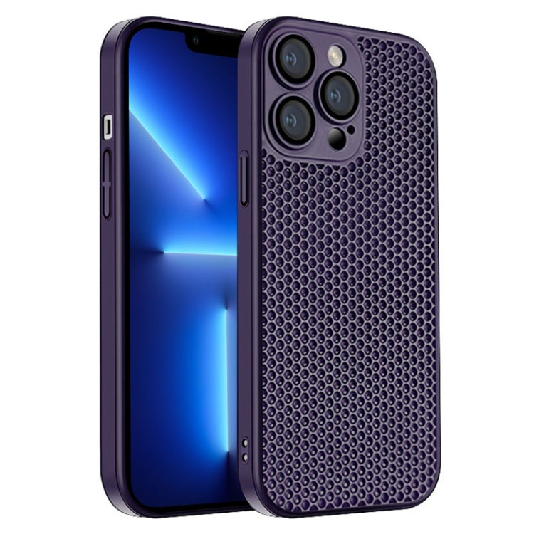 Honeycomb Radiating PC Phone Case, For iPhone 14 Pro Max, For iPhone 13 Pro Max, For iPhone 13 Pro