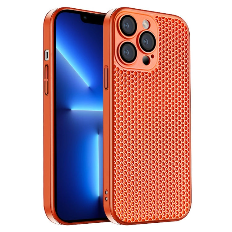 Honeycomb Radiating PC Phone Case, For iPhone 14 Pro Max, For iPhone 13 Pro Max, For iPhone 13 Pro