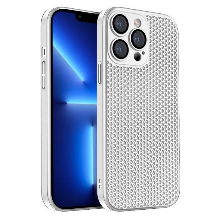 Honeycomb Radiating PC Phone Case, For iPhone 14 Pro Max, For iPhone 13 Pro Max, For iPhone 13 Pro