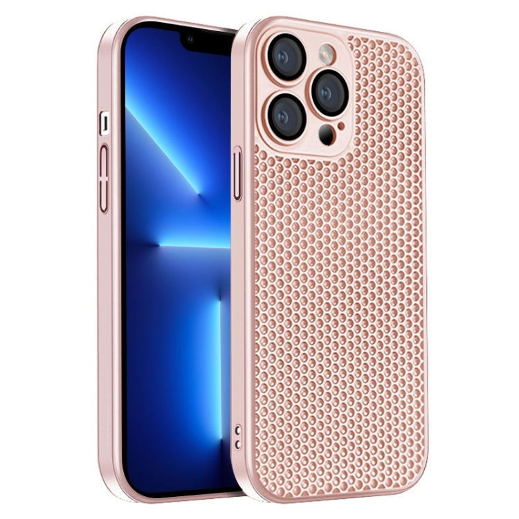 Honeycomb Radiating PC Phone Case, For iPhone 14 Pro Max, For iPhone 13 Pro Max, For iPhone 13 Pro