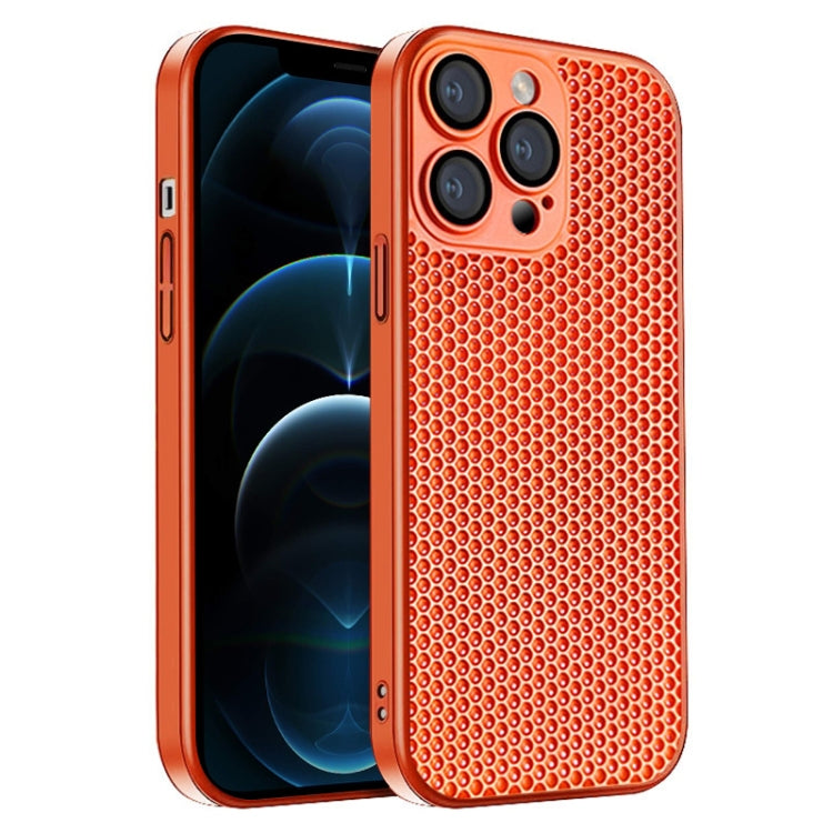Honeycomb Radiating PC Phone Case, For iPhone 13, For iPhone 12, For iPhone 12 Pro Max