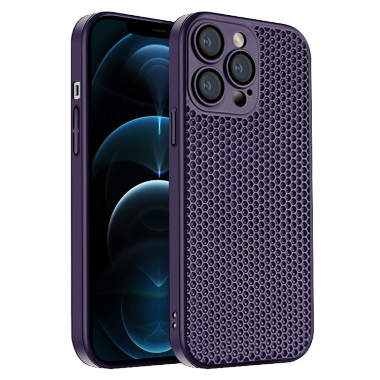 Honeycomb Radiating PC Phone Case, For iPhone 12 Pro, For iPhone 11 Pro Max, For iPhone 11
