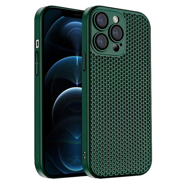 Honeycomb Radiating PC Phone Case, For iPhone 12 Pro, For iPhone 11 Pro Max, For iPhone 11