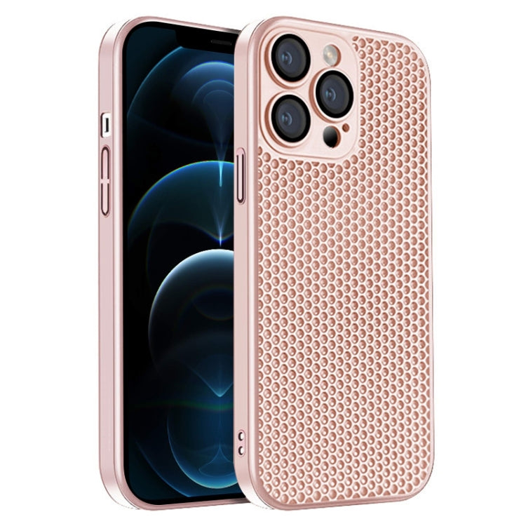 Honeycomb Radiating PC Phone Case, For iPhone 12 Pro, For iPhone 11 Pro Max, For iPhone 11
