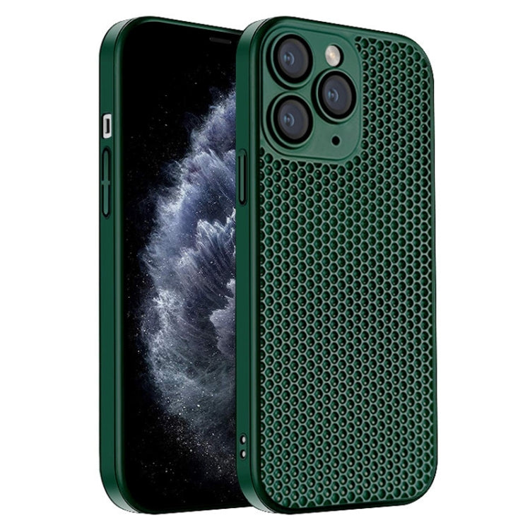 Honeycomb Radiating PC Phone Case, For iPhone 12 Pro, For iPhone 11 Pro Max, For iPhone 11