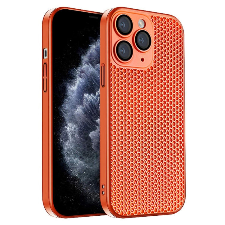 Honeycomb Radiating PC Phone Case, For iPhone 12 Pro, For iPhone 11 Pro Max, For iPhone 11