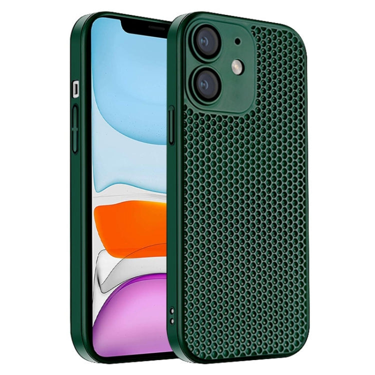 Honeycomb Radiating PC Phone Case, For iPhone 12 Pro, For iPhone 11 Pro Max, For iPhone 11