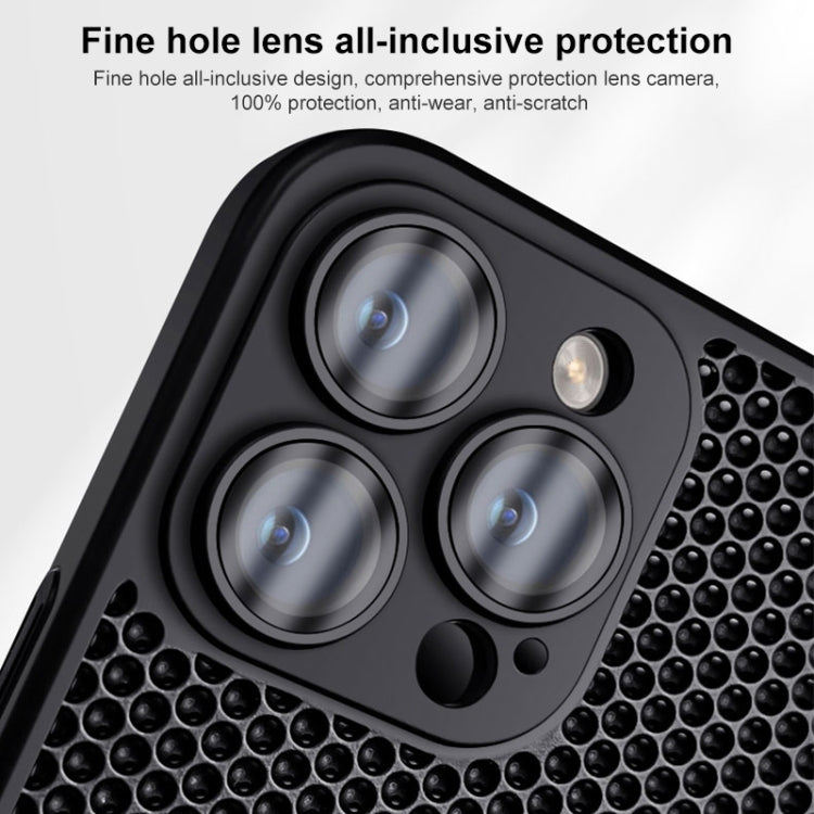 Honeycomb Radiating PC Phone Case, For iPhone 14 Pro Max, For iPhone 13 Pro Max, For iPhone 13 Pro