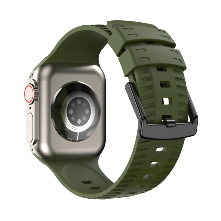 Tire Texture Silicone Watch Band, For Apple Watch Series 8 45mm