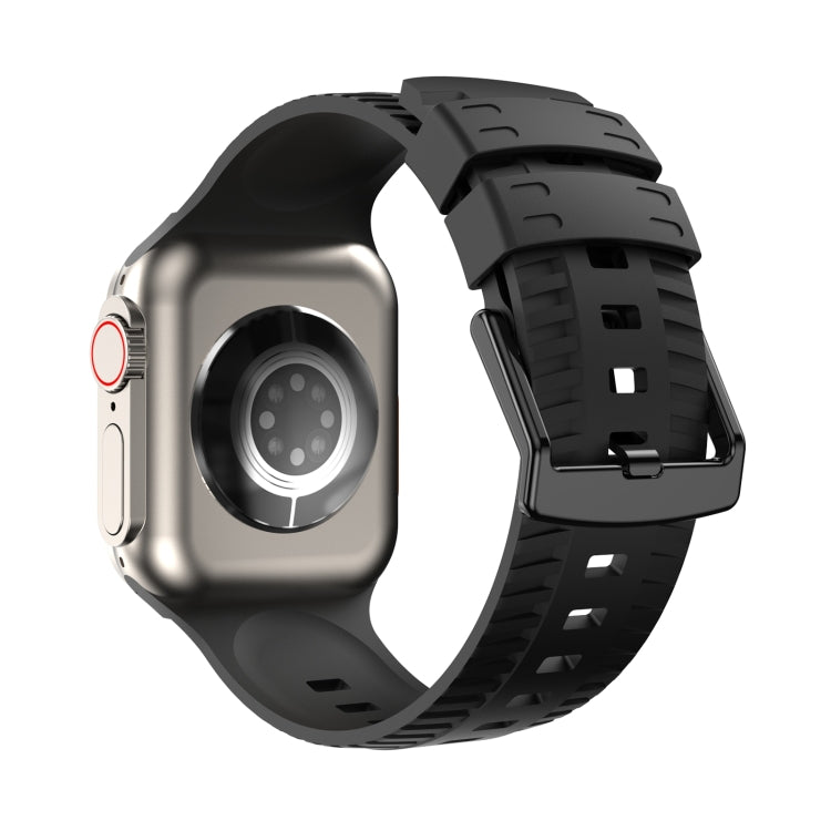 Tire Texture Silicone Watch Band, For Apple Watch Series 9 41mm