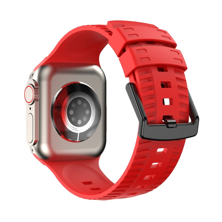 Tire Texture Silicone Watch Band, For Apple Watch Series 9 41mm