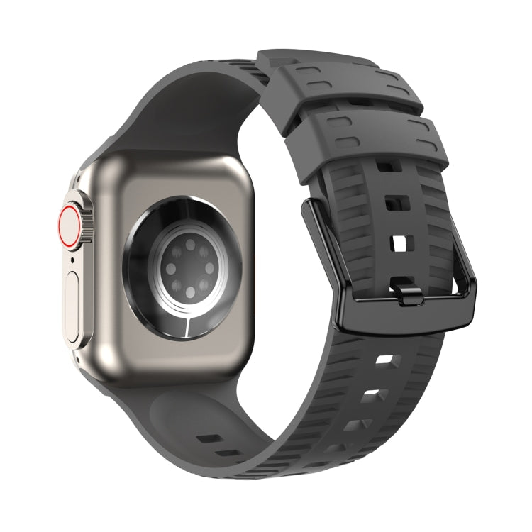 Tire Texture Silicone Watch Band, For Apple Watch Series 9 45mm