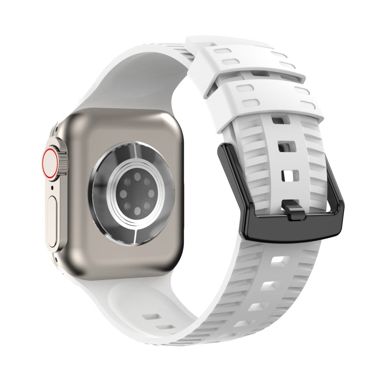 Tire Texture Silicone Watch Band, For Apple Watch Series 9 45mm