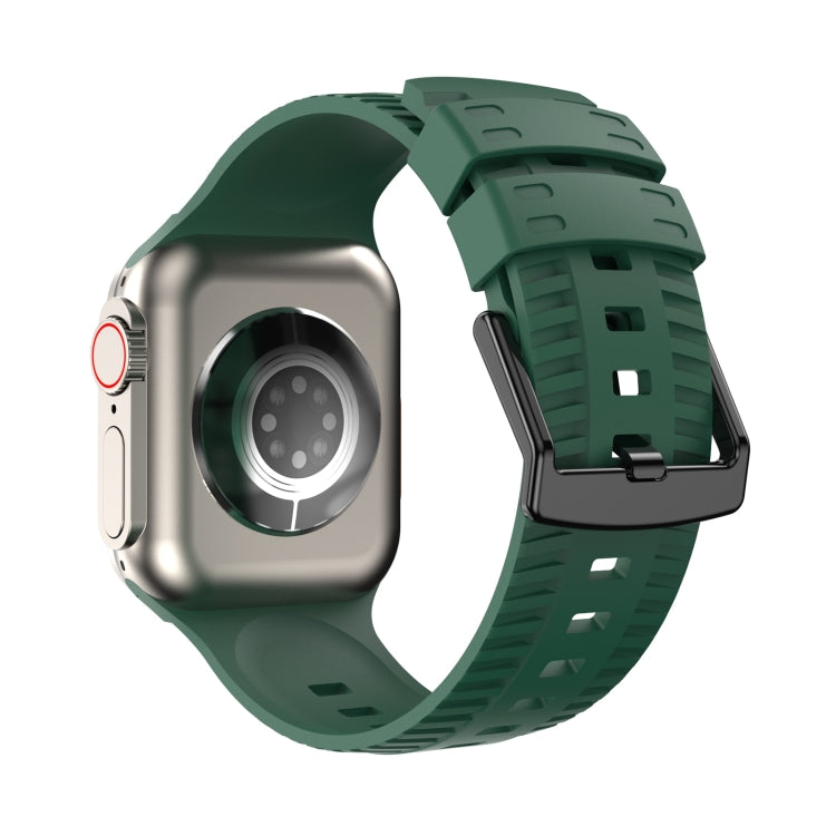 Tire Texture Silicone Watch Band, For Apple Watch Series 9 45mm