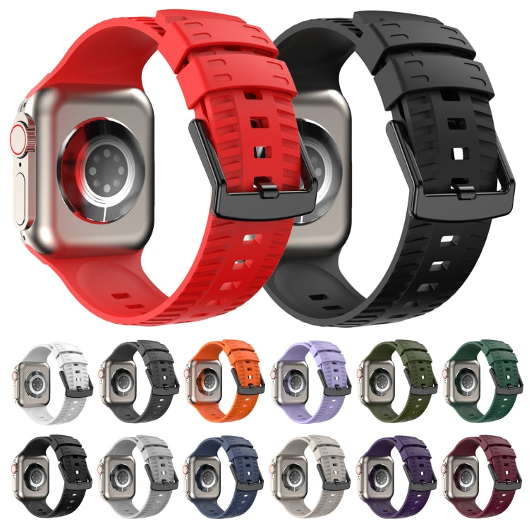 Tire Texture Silicone Watch Band, For Apple Watch Series 9 45mm