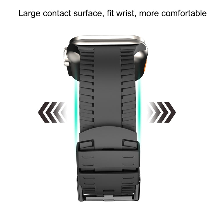 Tire Texture Silicone Watch Band, For Apple Watch Series 8 45mm