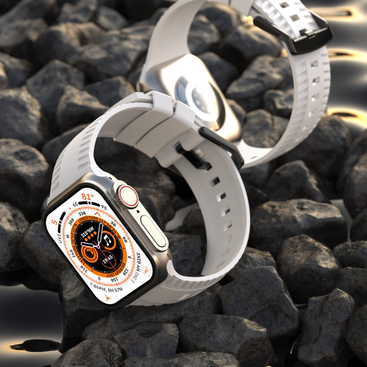 Tire Texture Silicone Watch Band, For Apple Watch Series 9 45mm