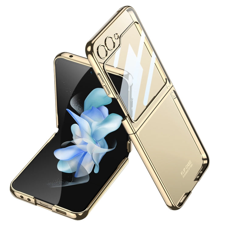 Ultra-thin Plating Clear PC All Inclusive Phone Case, For Samsung Galaxy Z Flip5