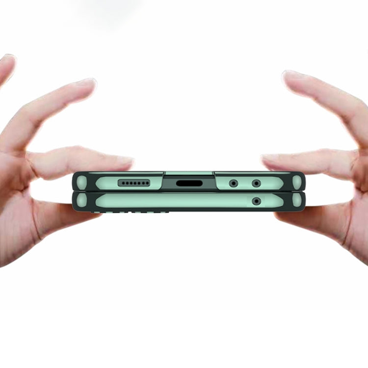 Ultra-thin Plating Clear PC All Inclusive Phone Case, For Samsung Galaxy Z Flip5