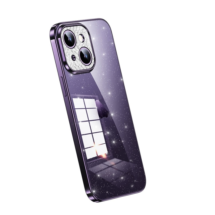 SULADA Electroplated Transparent Glittery TPU Phone Case, For iPhone 15 Pro Max, For iPhone 14 Plus, For iPhone 14, For iPhone 15 Pro, For iPhone 15 Plus, For iPhone 14 Pro