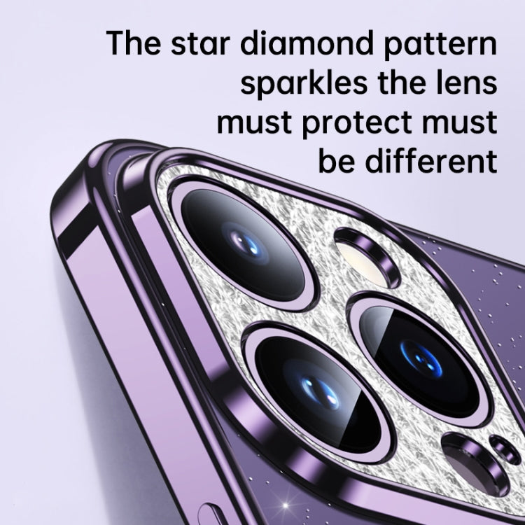 SULADA Electroplated Transparent Glittery TPU Phone Case, For iPhone 15 Pro Max, For iPhone 14 Plus, For iPhone 15 Pro, For iPhone 14, For iPhone 15 Plus, For iPhone 14 Pro