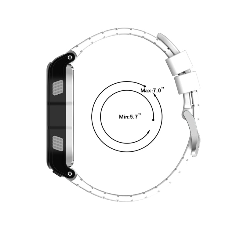 Solid Color Silicone Replacement Watch Band, For Garmin Forerunner 920XT